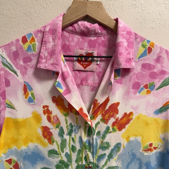 Jams World Kiyoshi Large Button Up Style W624 ROSS, Roses - Picture 2 of 15